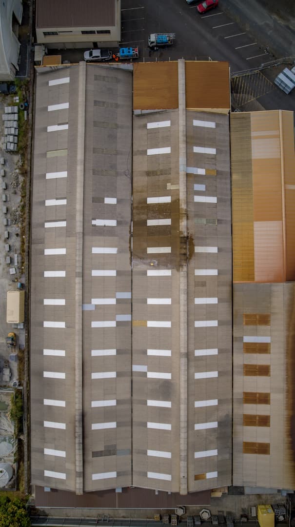 Drone roof treatment project 5