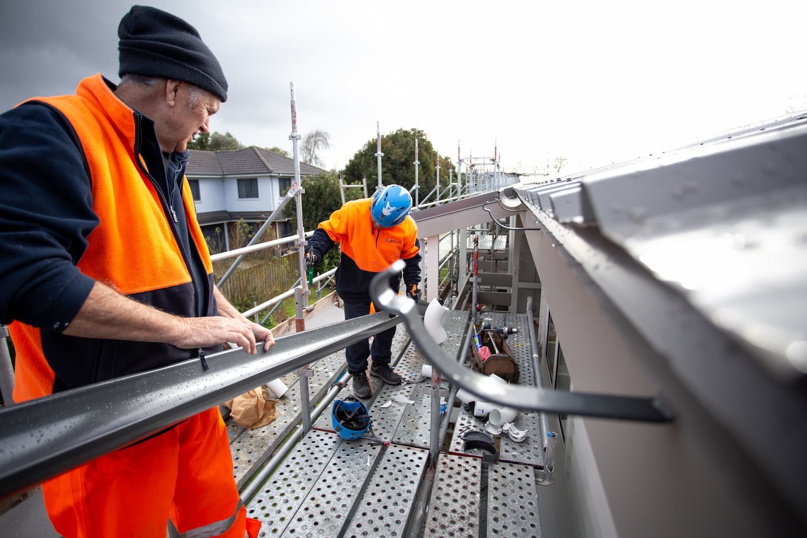 New Build Lindab Gutter - Edwards & Hardy Lindab Gutter Services